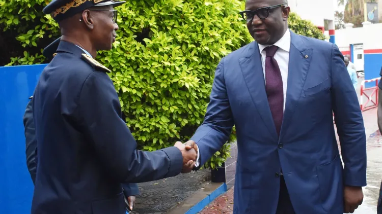 Visite du Ministre de l’Intérieur et de la Sécurité publique à la Brigade nationale des Sapeurs-pompiers