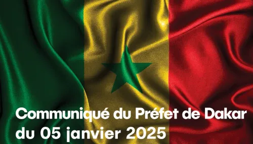 Communiqué du Préfet de Dakar du 05 janvier 2025
